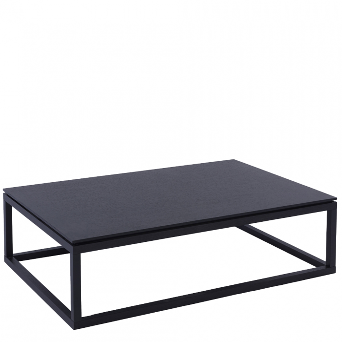 Moderner Rechteckiger Couchtisch Wenge Furniert