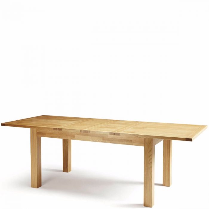 Klassischer Ausziehbarer Esstisch Aus Massivholz Eiche Furniert