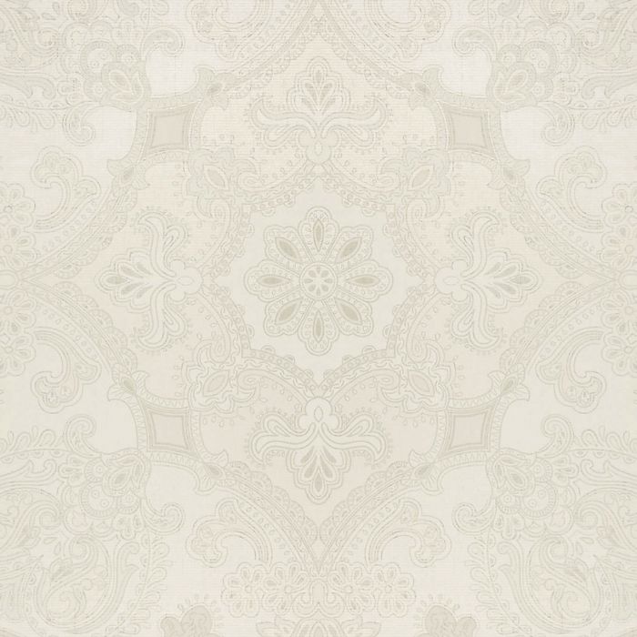 Tapete Mit Orientalischem Muster Reflektierende Vliestapete Beige