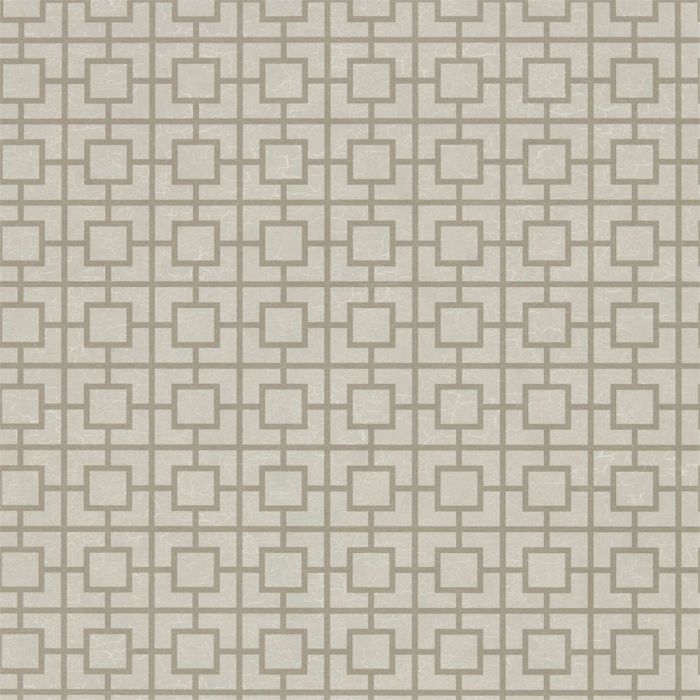 Taupefarbene Tapete Mit Quadratischem Geometrischen Muster Vliestapete Taupe